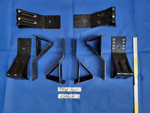 PKW KFZ Keil Auto Reifen Hänger Wohnwagen Stopper  BMW VW Bus Bremskeil Stahl