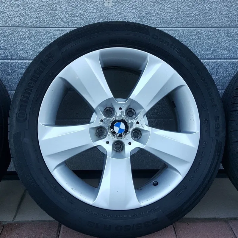 BMW E83 X3 X5 Alufelge 8J x 18 Zoll 3401201 Bridgestone Reifen 235/50 R18
