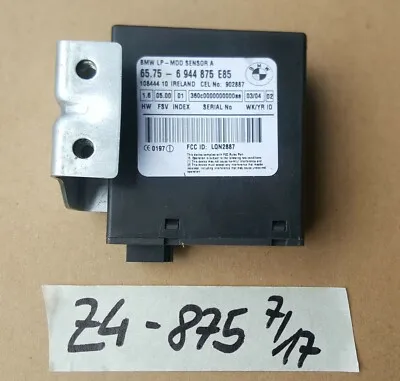 BMW Z4 E85 / E52 + Z3 MDD Sensor Steuergerät Modul Radarinnenraumschutz 6944875