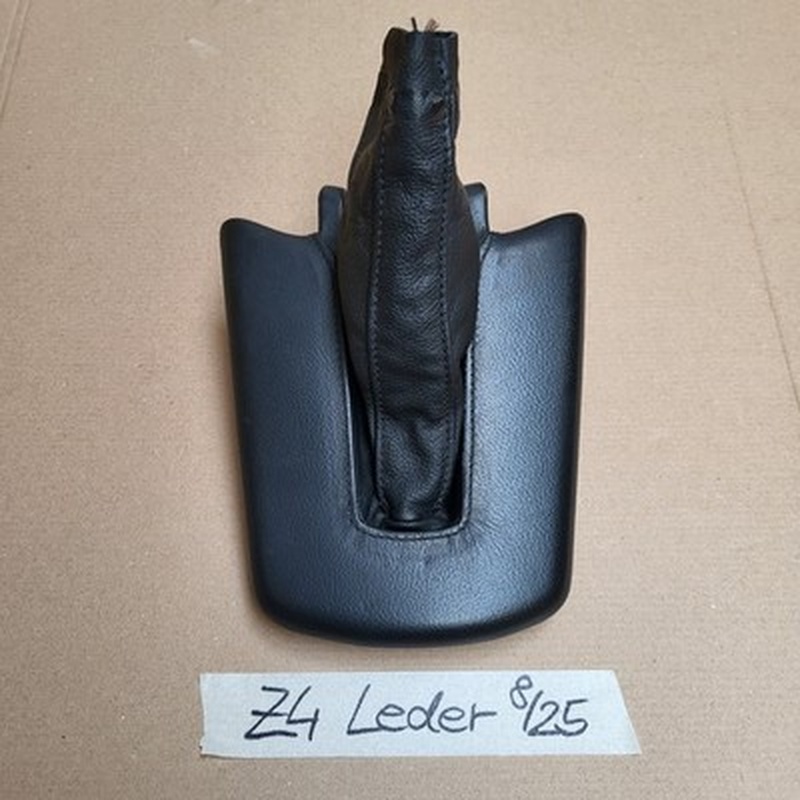 BMW Z4 E85 E86 Leder Manschette Blende Handbremse Verkleidung Handbremssack