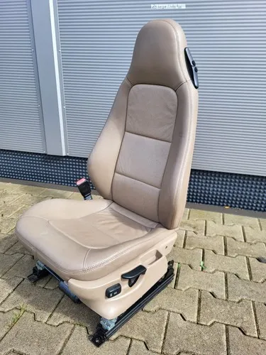 BMW Z3 Roadster Fahrer Sitz Leder beige LINKS mit Motoren ABHOLUNG 