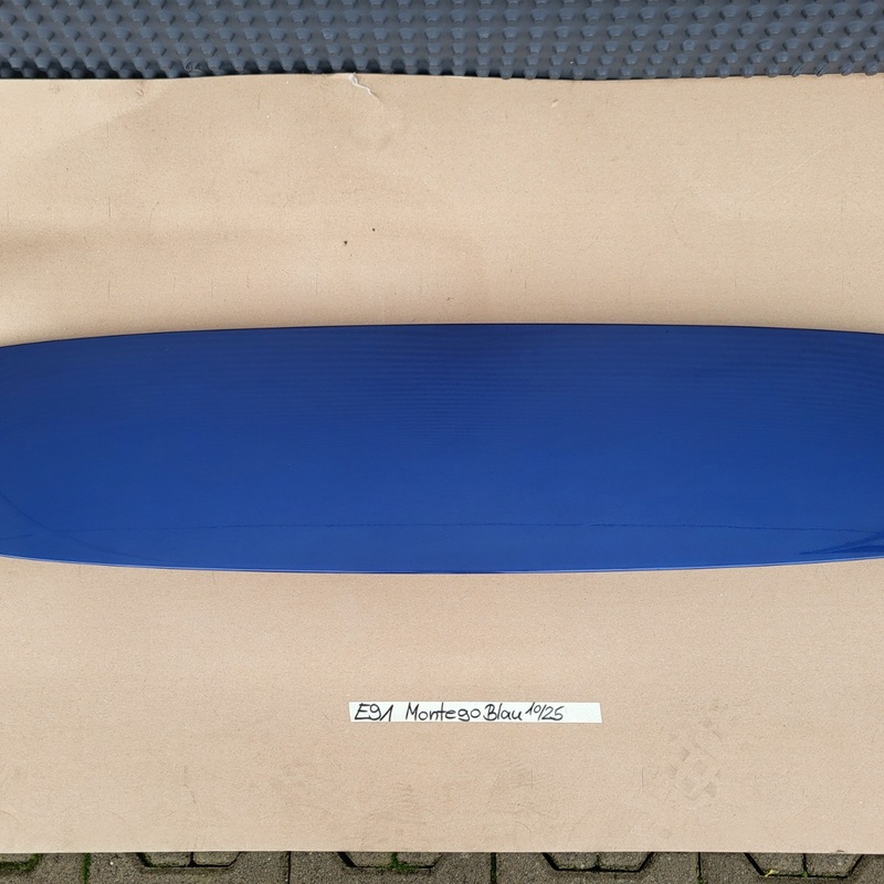 BMW E91 Dach Spoiler Heckdeckel Heckklappe Kofferraum Heckspoiler Montego Blau