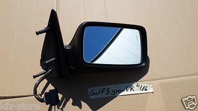 VW Golf 3 / Golf III Außenspiegel Spiegel Seitenspiegel RECHTS grau metallic