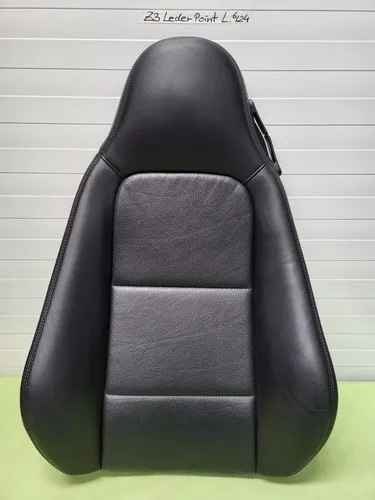 BMW Z3 Roadster Fahrer Sitz Oberteil  Leder schwarz Rücken Lehne OHNE Heizung