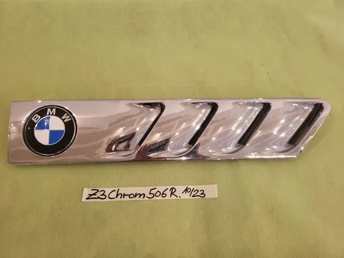 BMW Z3 Lufteinlass Ki​emen Ziergitter Motorhaube Chrom Silber RECHTS  8397506