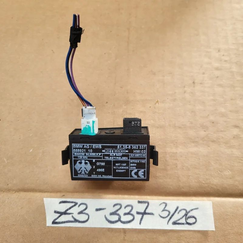 Sende-Empfangsmodul 8362337 BMW E31 E34 E36 E38 E39 Z3 Steuergerät  EWS Antenne