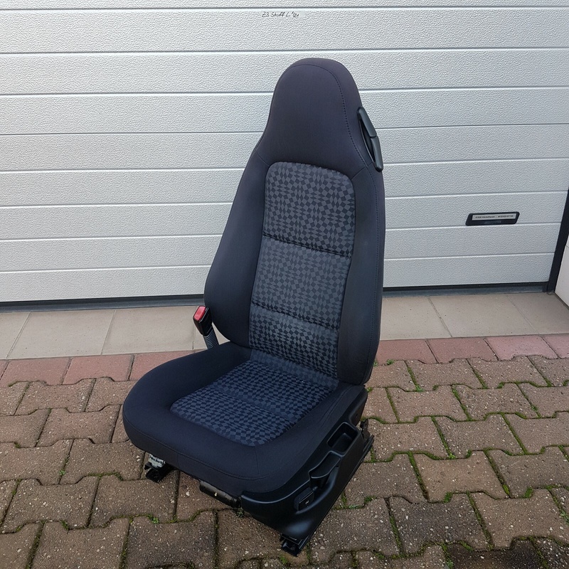 BMW Z3 Roadster Fahrer Stoff Sitz grau schwarz Rückenlehne Gestell ABHOLUNG