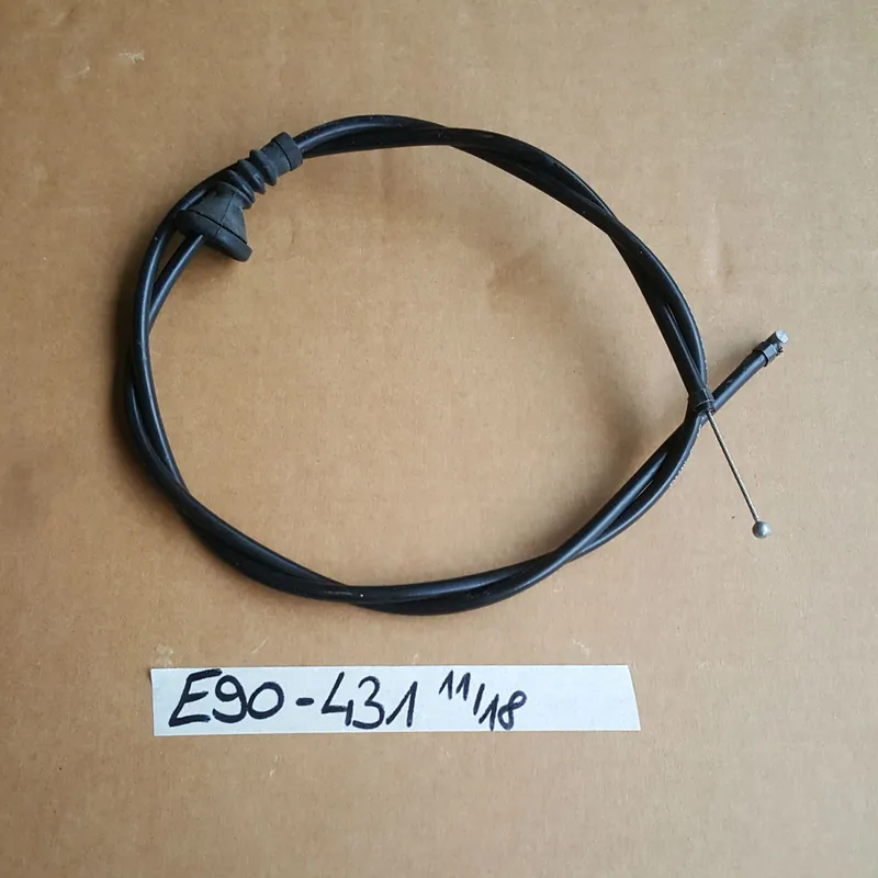 BMW E90 E91 E87 Bowdenzug hinten Betätigung Frontklappe 7184431 Seilzug Haube 