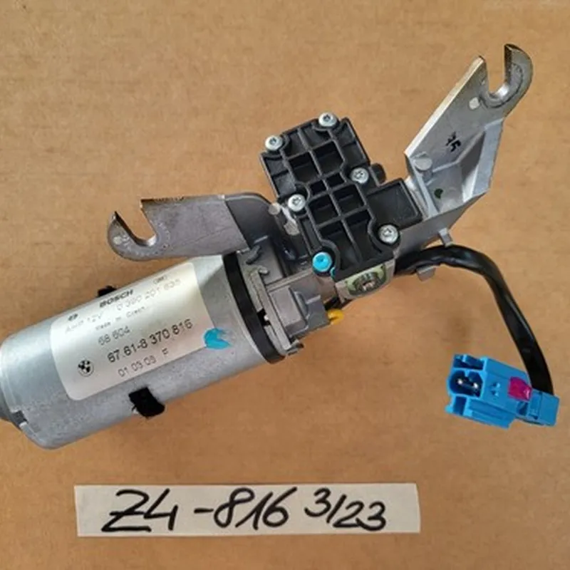 BMW Z4 E85 E36 E46 Cabrio Verdeck Motor 8370816 Dach Antrieb Verriegelung VORNE
