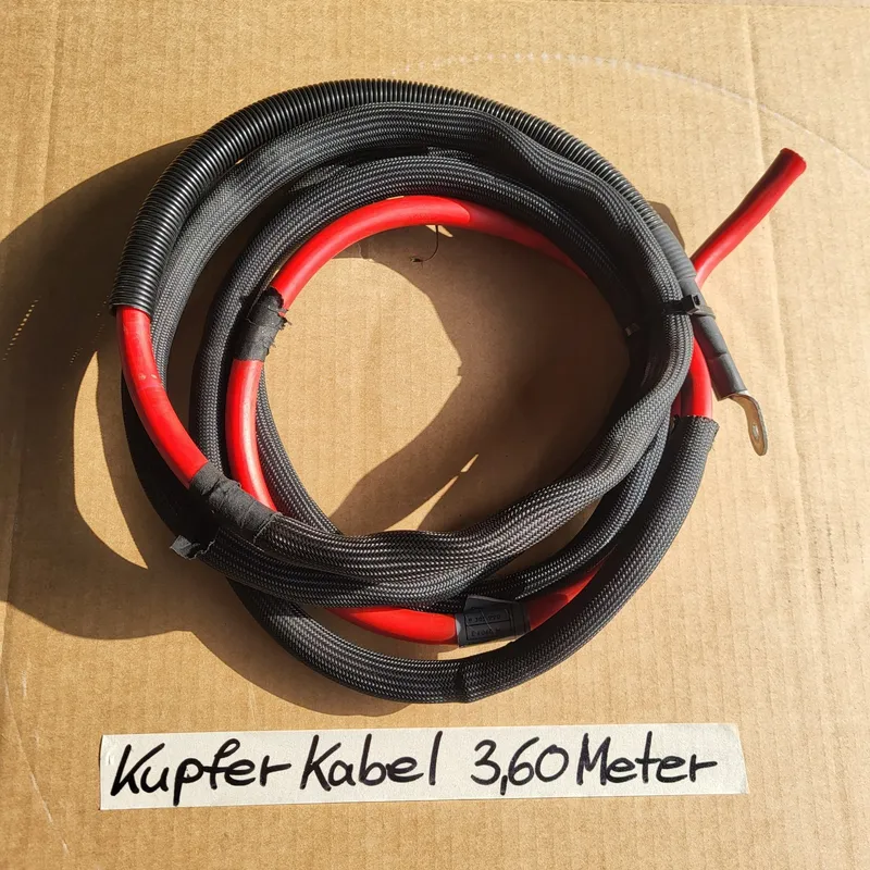 Kupfer Kabel  Batterie Plus Kabel  8385990 Sprengkapsel 3600 mm