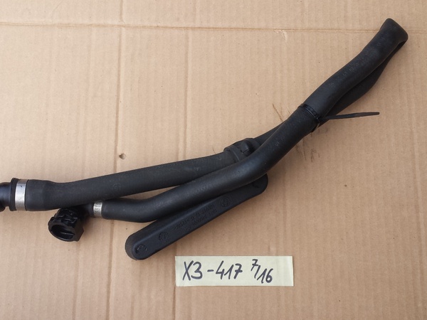 BMW E83 X3 Schlauch Heizkörper Ausgleichbehälter 3400417 + Gummilager 3400991