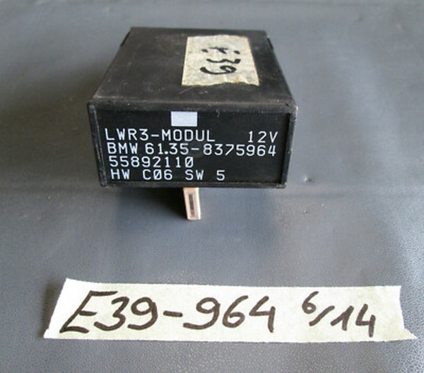 BMW E38 / E39 LWR 3 Modul /  Steuergerät Leuchtweiten Regulierung 8375964
