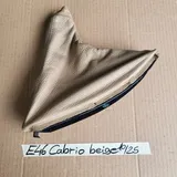 BMW E46 Cabrio Coupe Handbremse Leder Beige Handbrems-Sack
