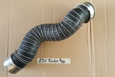 BMW E90 E91 LCI Ladeluftleitung Druckrohr Ladeluftkühler Turbolader Luftrohr