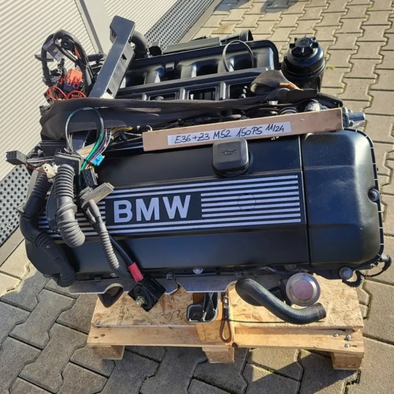 BMW E36 Z3 Roadster Motor 150 PS 320i M52 Engine 2 Liter ca. 92.000 Km ABHOLUNG