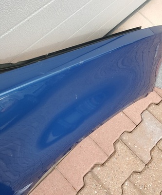 BMW X5 E53 Kotflügel / Seitenwand VORNE RECHTS topas blau Kratzer ABHOLUNG