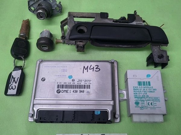 BMW Z3 Roadster Motorsteuergerät EWS Zündschloss Türschloss M43 Motor Schlüssel