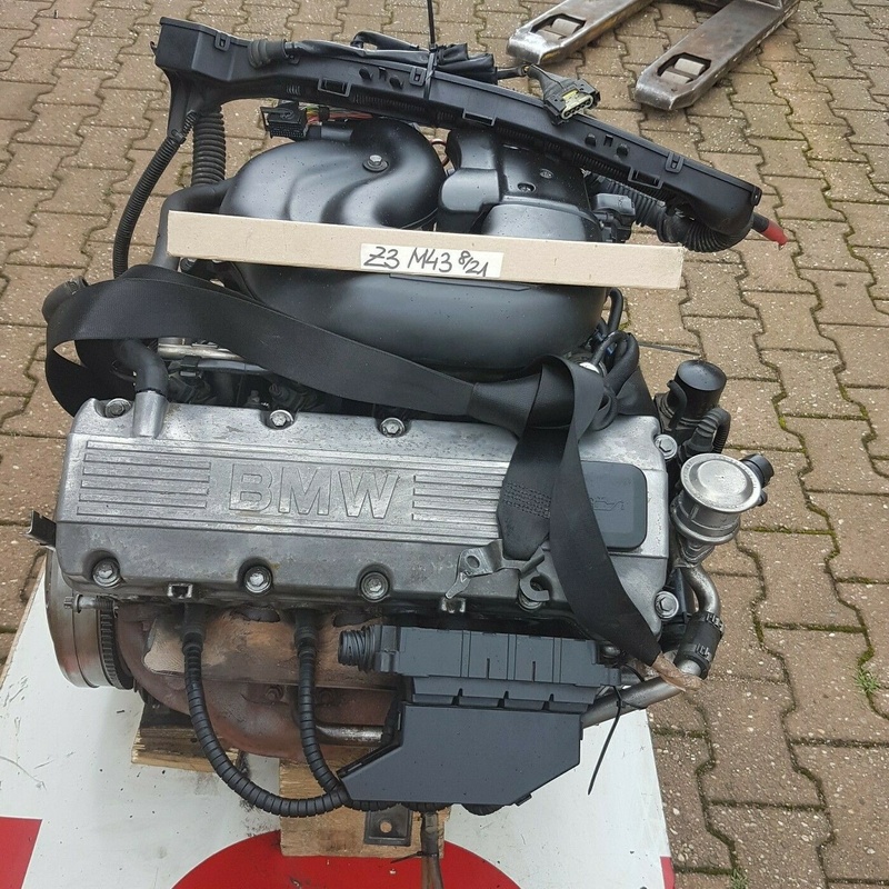 BMW E36 Z3 Roadster Motor Engine 1,9 Liter M43 Triebwerk 118 PS 123 TKM ABHOLUNG