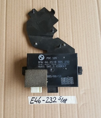 BMW E46 Steuergerät PDC mit Halter / Einparkhilfe Modul 8385232