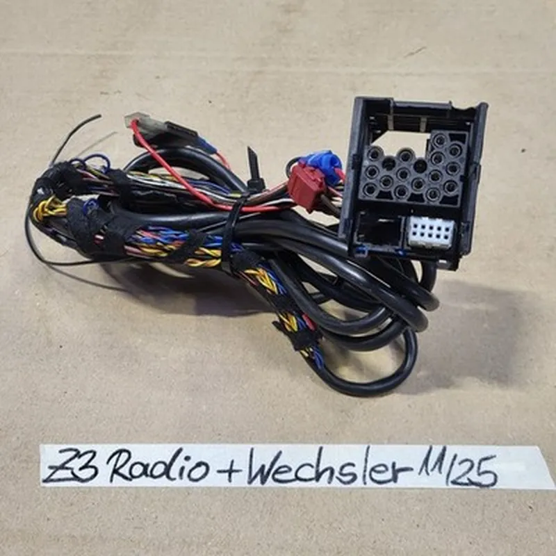 BMW Z3 Roadster Audio Kabelbaum Radio Adapter + CD Wechsler Kabel 1388889