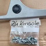 BMW Z4 E85 E86 Mittelkonsole Alu Verkleidung Aluminium Blende Kratzer  6961779