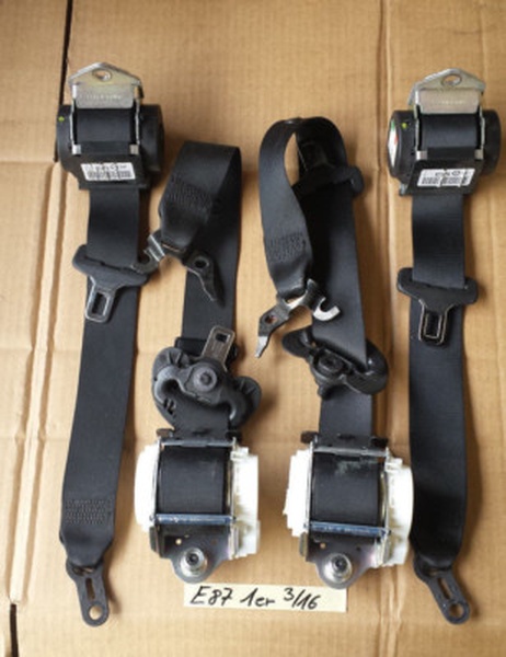 BMW E87 Sicherheitsgurt Set mit Kraftbegrenzer Obergurt Untergurt VORNE HINTEN