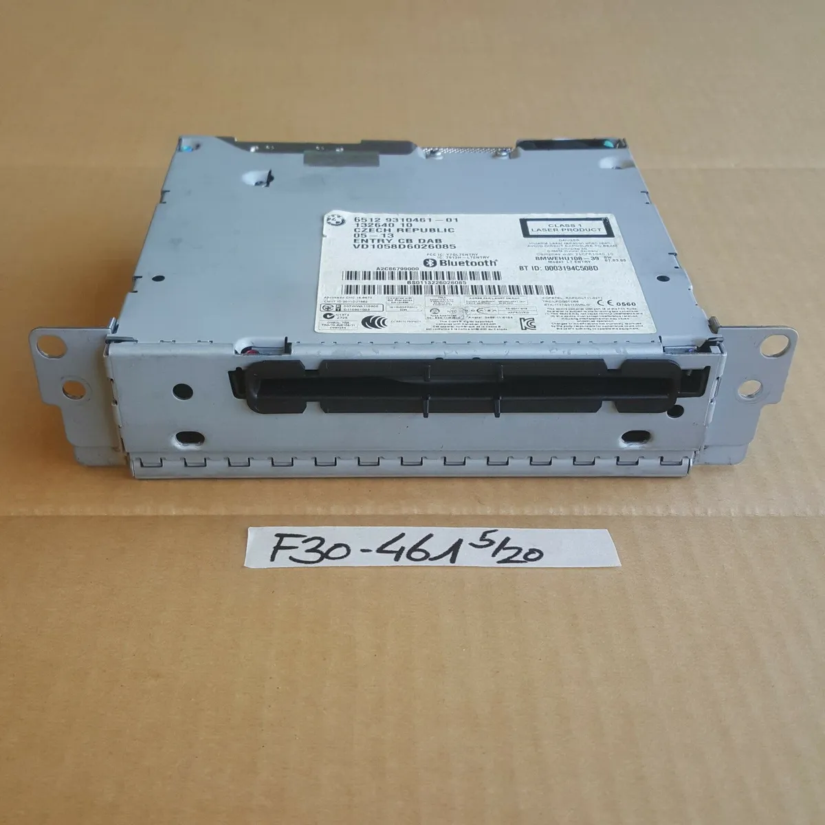 BMW F20 F21 F30 F31 F34 F32 F33 Bluetooth Navi CD Radio BMW Professional 9310461