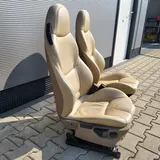 BMW Z3 Roadster Fahrer +  Beifahrer Sport Sitz Leder beige Sitzheizung ABHOLUNG