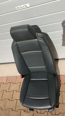 BMW E92 E93 Fahrer Sitz elektrisch Leder Dakota schwarz + Gestell  + Airbag