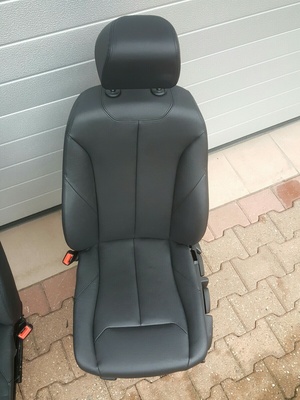 BMW F30 F31 Beifahrer Sitz Leder Dakota schwarz Airbag Sitzheizung VORNE RECHTS
