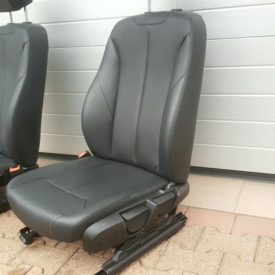 BMW F30 F31 Beifahrer Sitz Leder Dakota schwarz Airbag Sitzheizung VORNE RECHTS