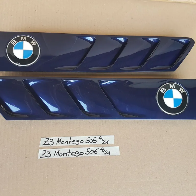 BMW Z3 Lufteinlass Ki​emen Ziergitter Motorhaube Montreal blau 297 RECHTS  LINKS