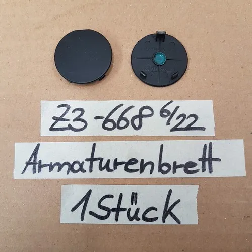 BMW Z3 Roadster + Coupe Armaturenbrett Blende Blindstopfen schwarz 8398668