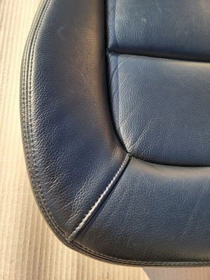 BMW Z3 Roadster Fahrer Sitz Kissen Unterteil Leder schwarz black Sitzheizung