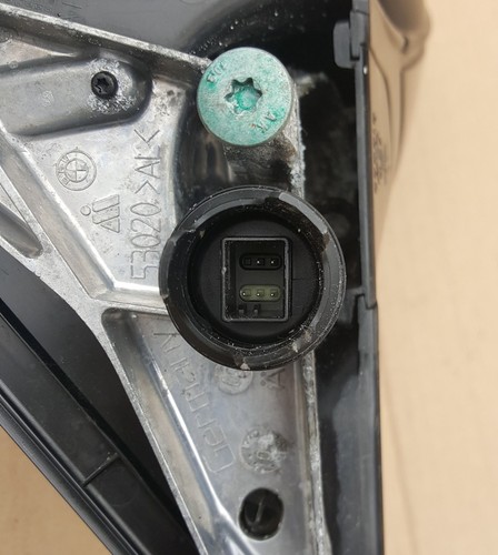 BMW E87 1er Seiten Außen Spiegel RECHTS black Saphir Schwarz metallic 475