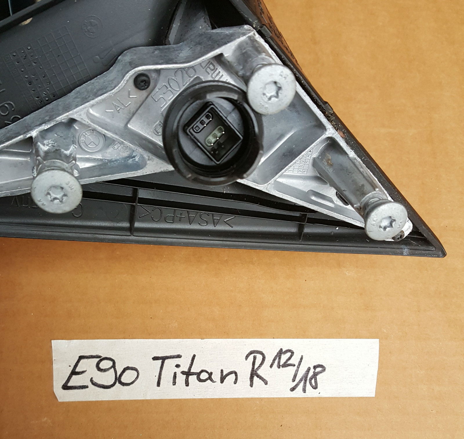 BMW E90 E91 Aussenspiegel Seiten Spiegel Titan silber metallic 354 RECHTS – Bild 4