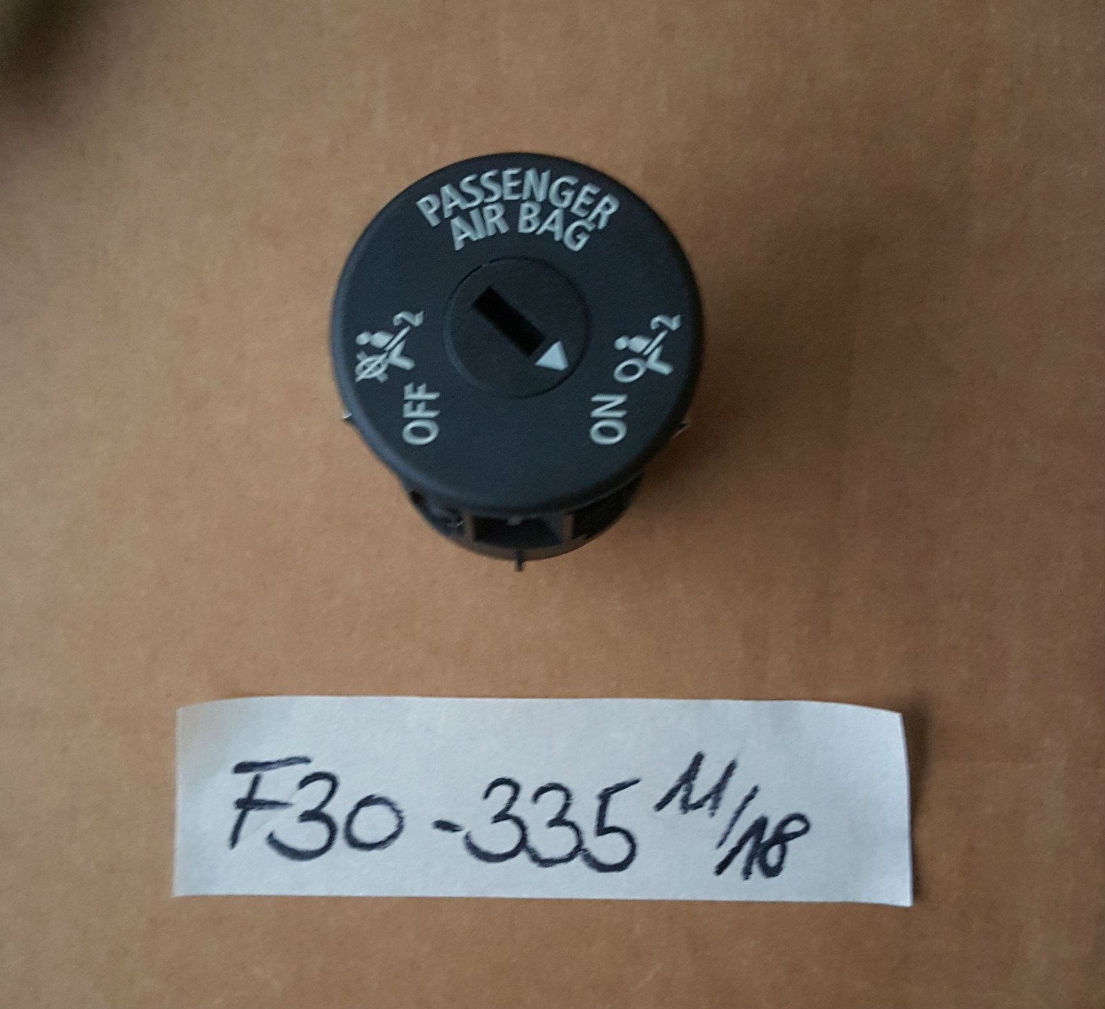 BMW F20 F21 F30 F31 F34 F35 Mini Schalter Deaktivierung Beifahrer Airbag 9196335 – Bild 1