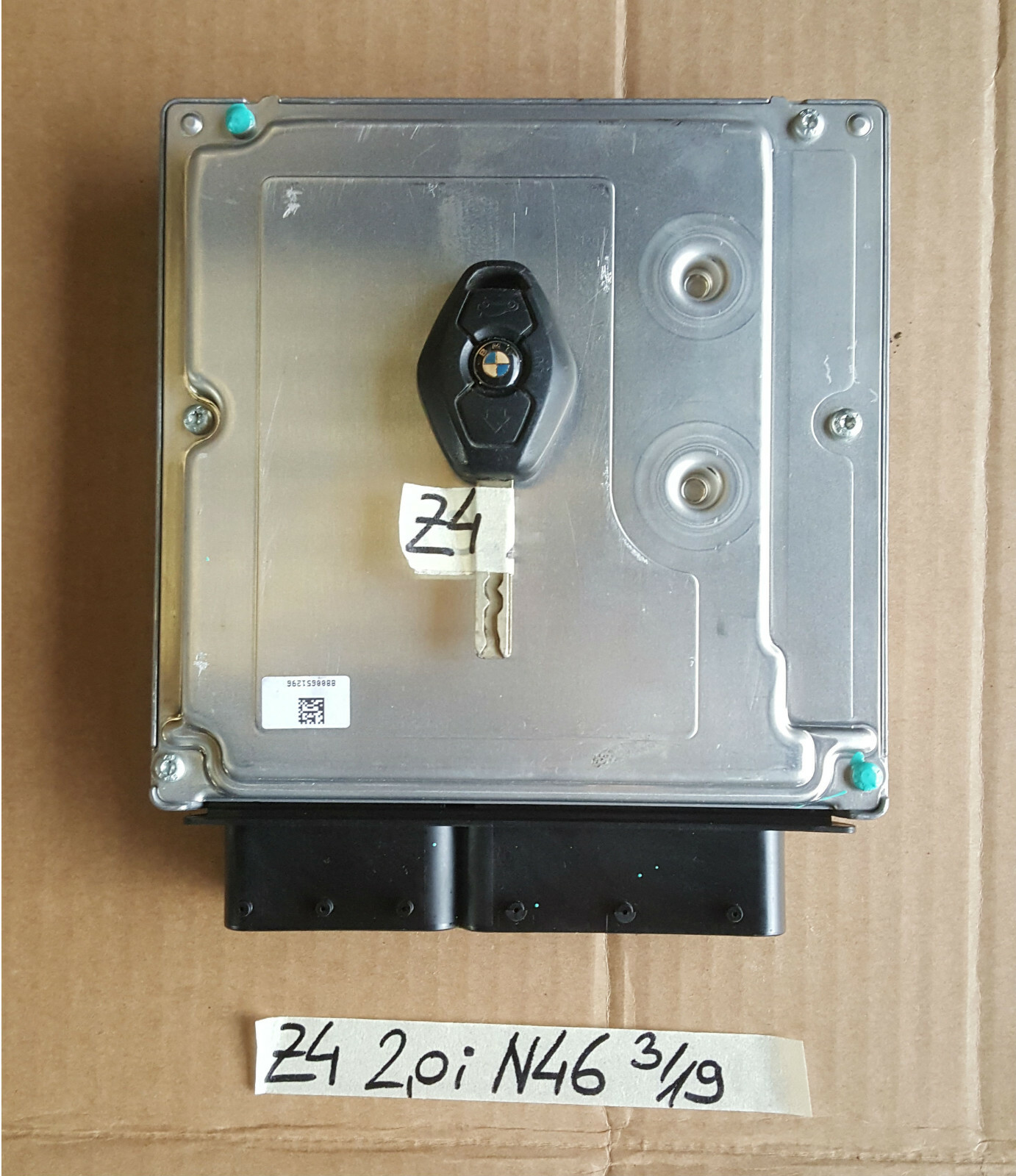 BMW Z4 E85 Motor Steuergerät 7561834 EWS Modul 6988104 + Schlüssel N46 Motor – Bild 3