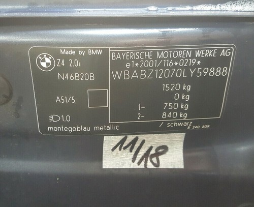 BMW Z4 E85 Motor Steuergerät 7561834 EWS Modul 6988104 + Schlüssel N46 Motor – Bild 5