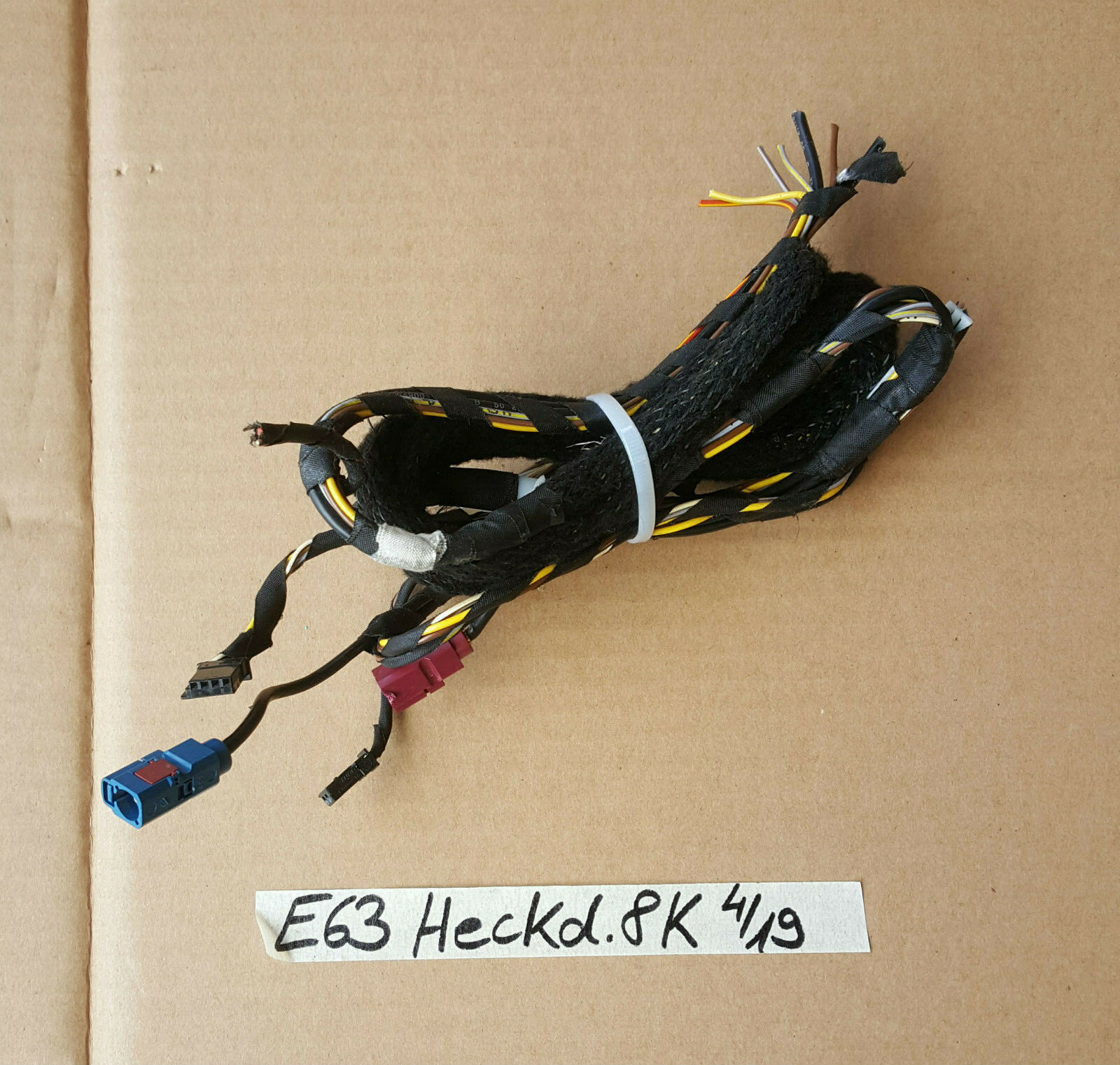 BMW 6er E63 E64 Heckdeckel Kabel  Kofferraum Kabelbaum  Heckklappe – Bild 3