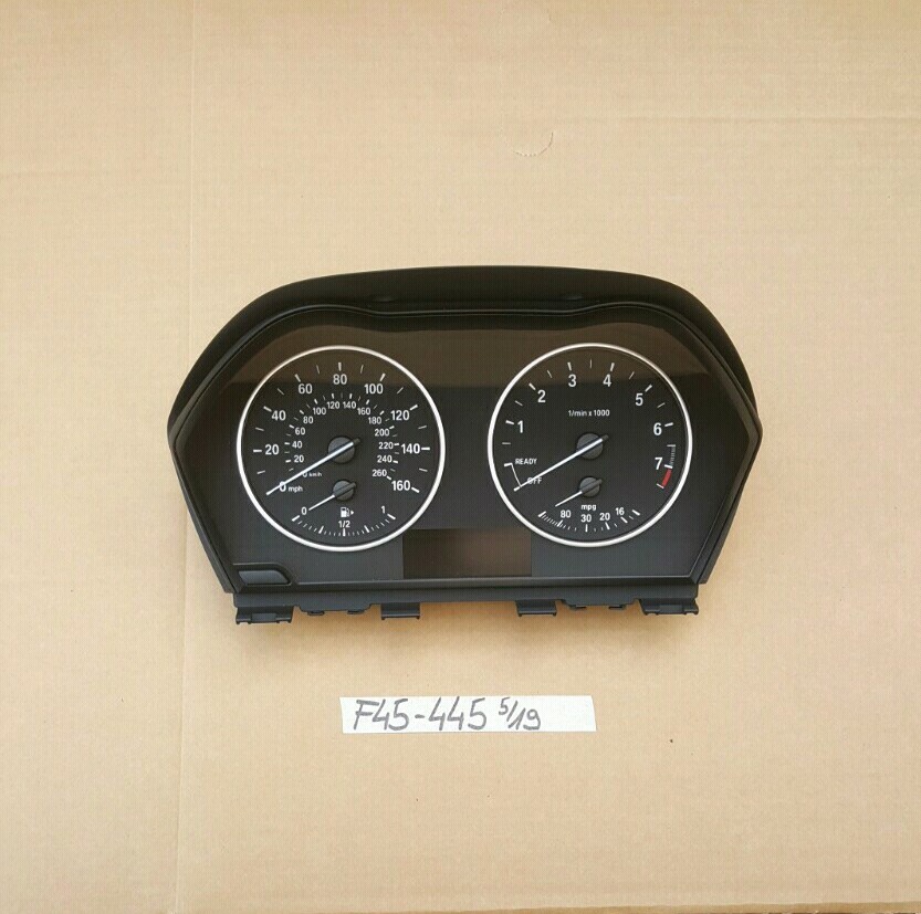 BMW F45 F46 X1 F48 Instrumentenkombination Meilen Tacho 9295445 speed indicator – Bild 1