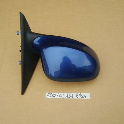 BMW E90 E91 LCI Facelift Aussen Seiten Spiegel RECHTS Montego blau metallic A51 – Bild 2