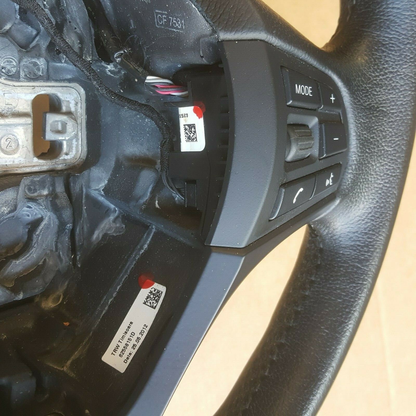 BMW F30 F31 Sport Lenkrad Leder MFL Lenker Fahrer Airbag-Modul 6791330 – Bild 4