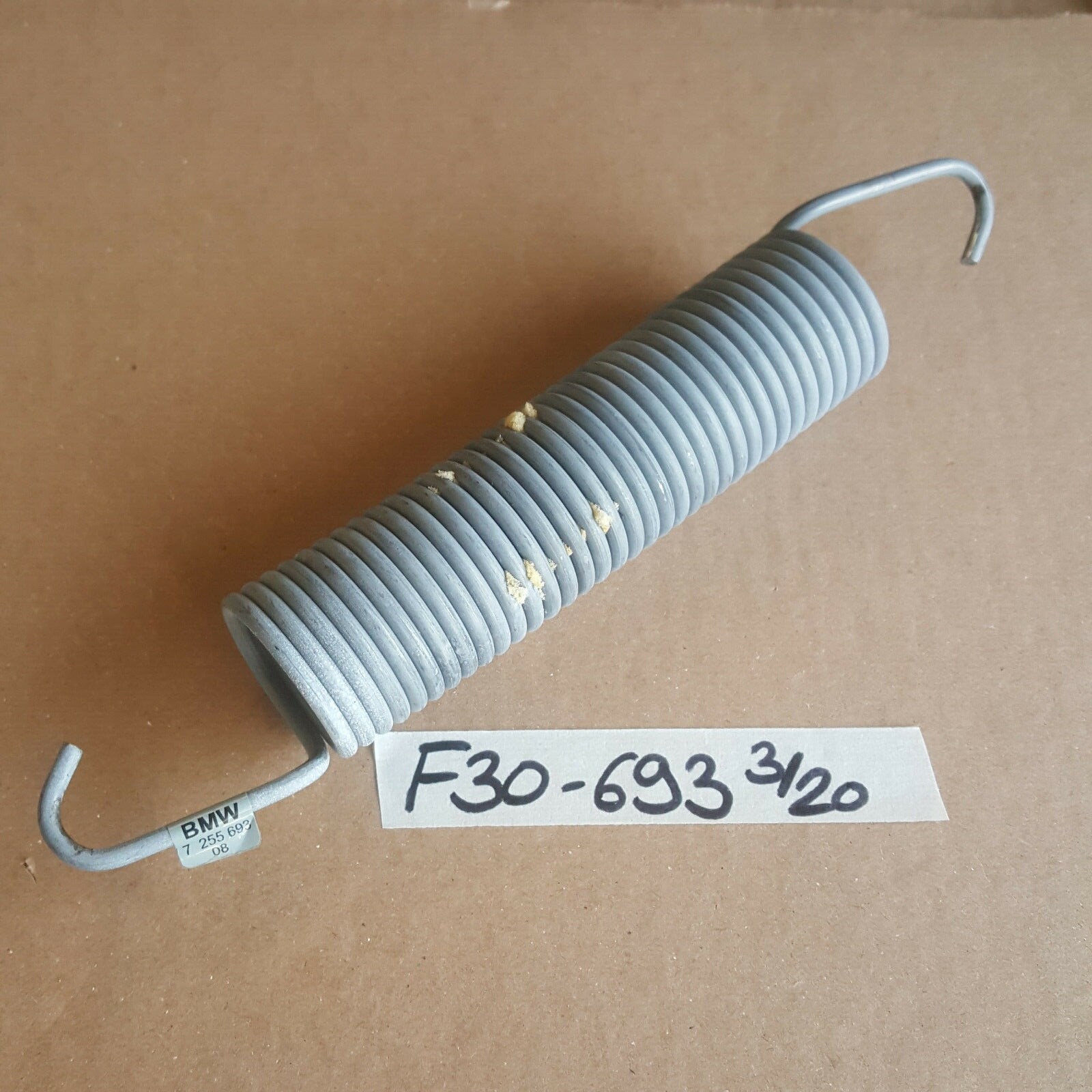 BMW F30 F35 F80 Heckdeckel Feder Zugfeder Heckklappe Hecklappenfeder 7255693 – Bild 1