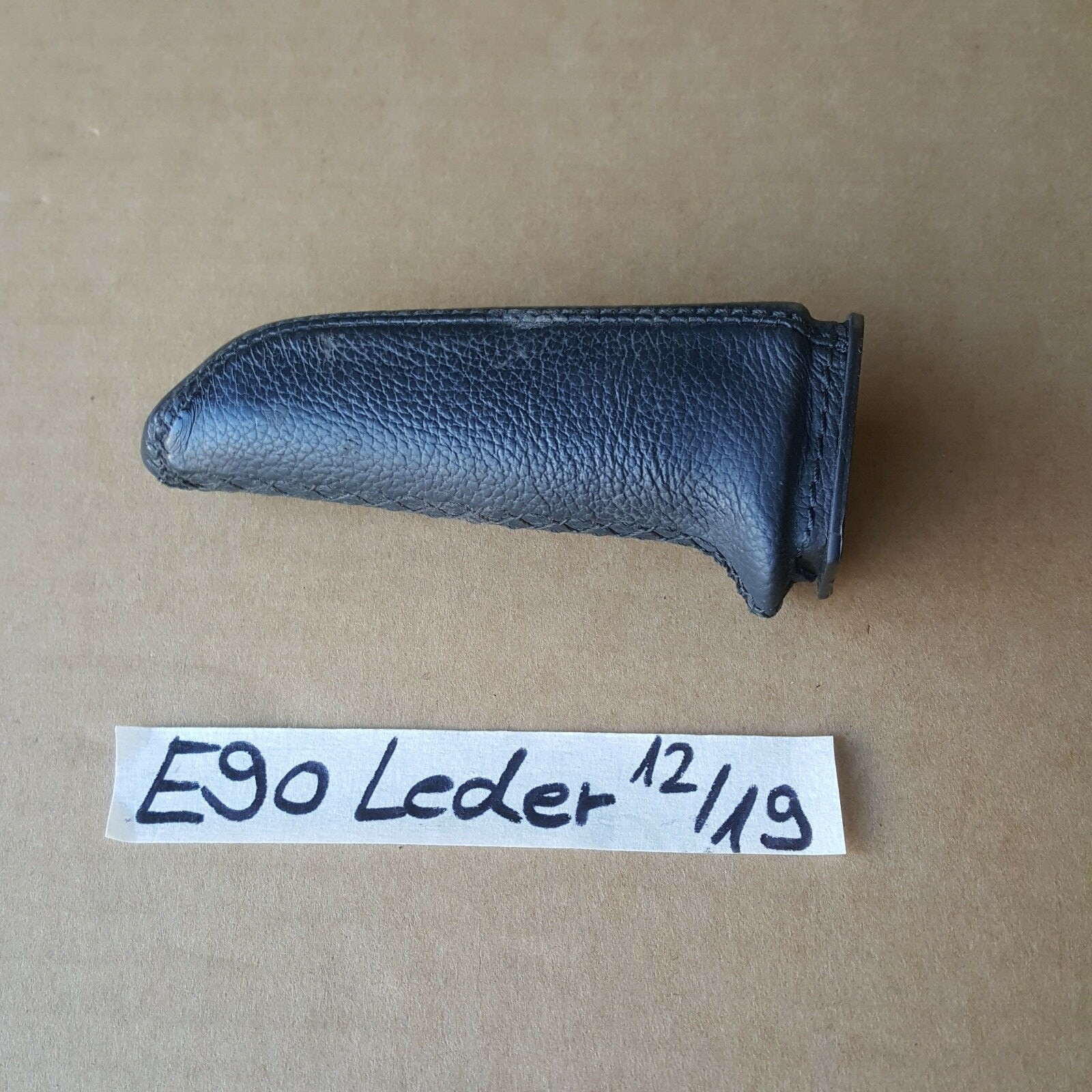 BMW E90 E91 E92 E93 E87 E81 Handbremshebel Griff für Handbremse Leder handbreak – Bild 1