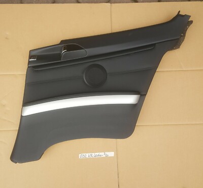 BMW E92 Seiten Verkleidung innen HINTEN RECHTS Leder schwarz ohne Gurtbringer – Bild 1