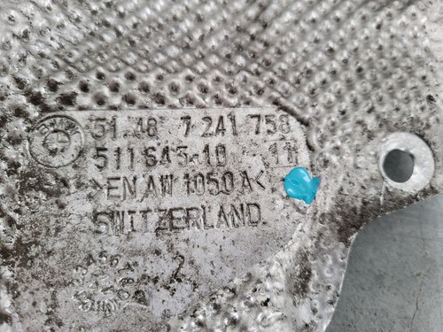 BMW F20 F21 F22 F23 F30 F31 F34 F35 Hitzeblech Wärmeschutz Motorträger 7241758 – Bild 2