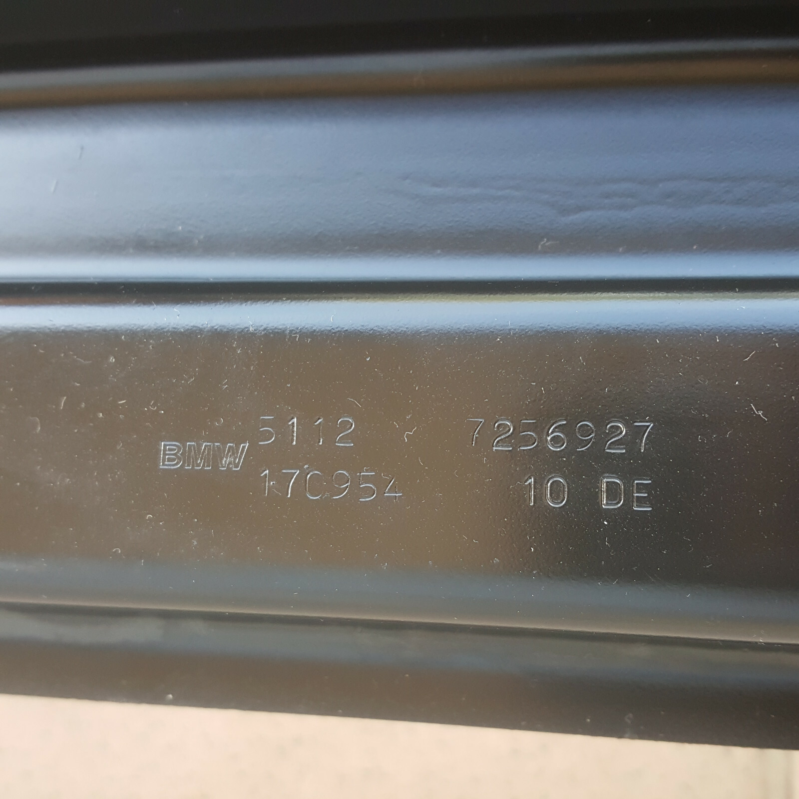 BMW F30 F31 Versteifung Stoßfänger hinten unten 7256927 Träger Stoßstange HINTEN – Bild 4