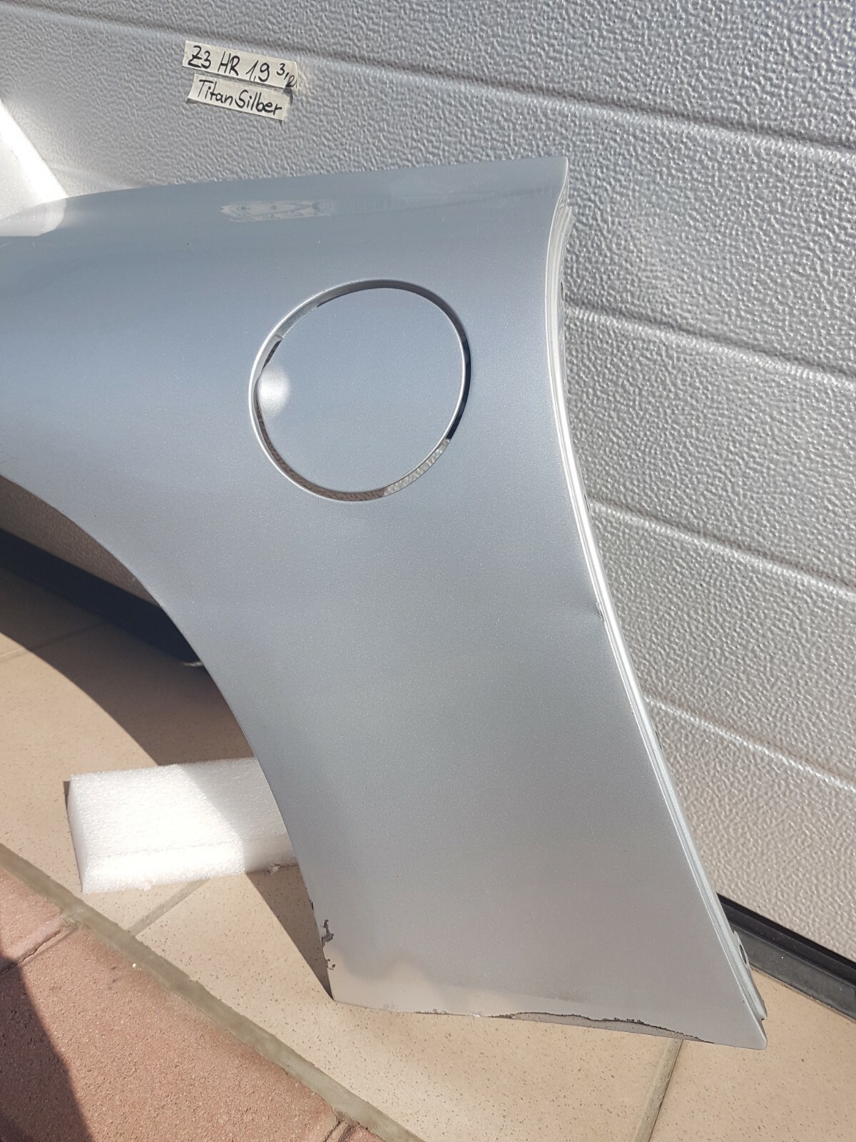 BMW Z3 Roadster Kotflügel Seitenwand schmal HINTEN RECHTS Titan Silber Metallic – Bild 5