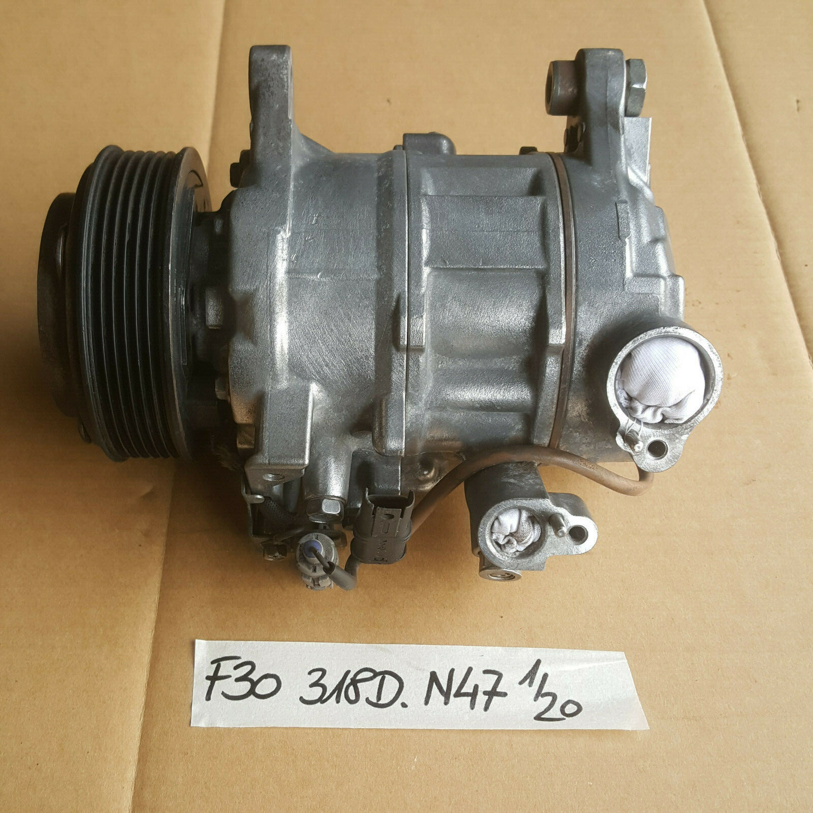BMW F20 F21 F30 F31 F35 Klimakompressor 316 - 320 Diesel N47 Motor 9223695 – Bild 2